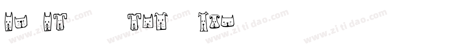 CK Cats & Dogs字体转换